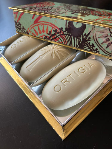 ORTIGIA| Olivoljetvål Fico d´India | Presentask 3 x 100 g