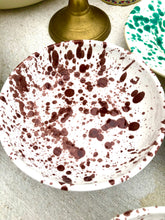 KE Pastaskål Giuseppe Cioccolato / Varmvit med chokladfärgade stänk